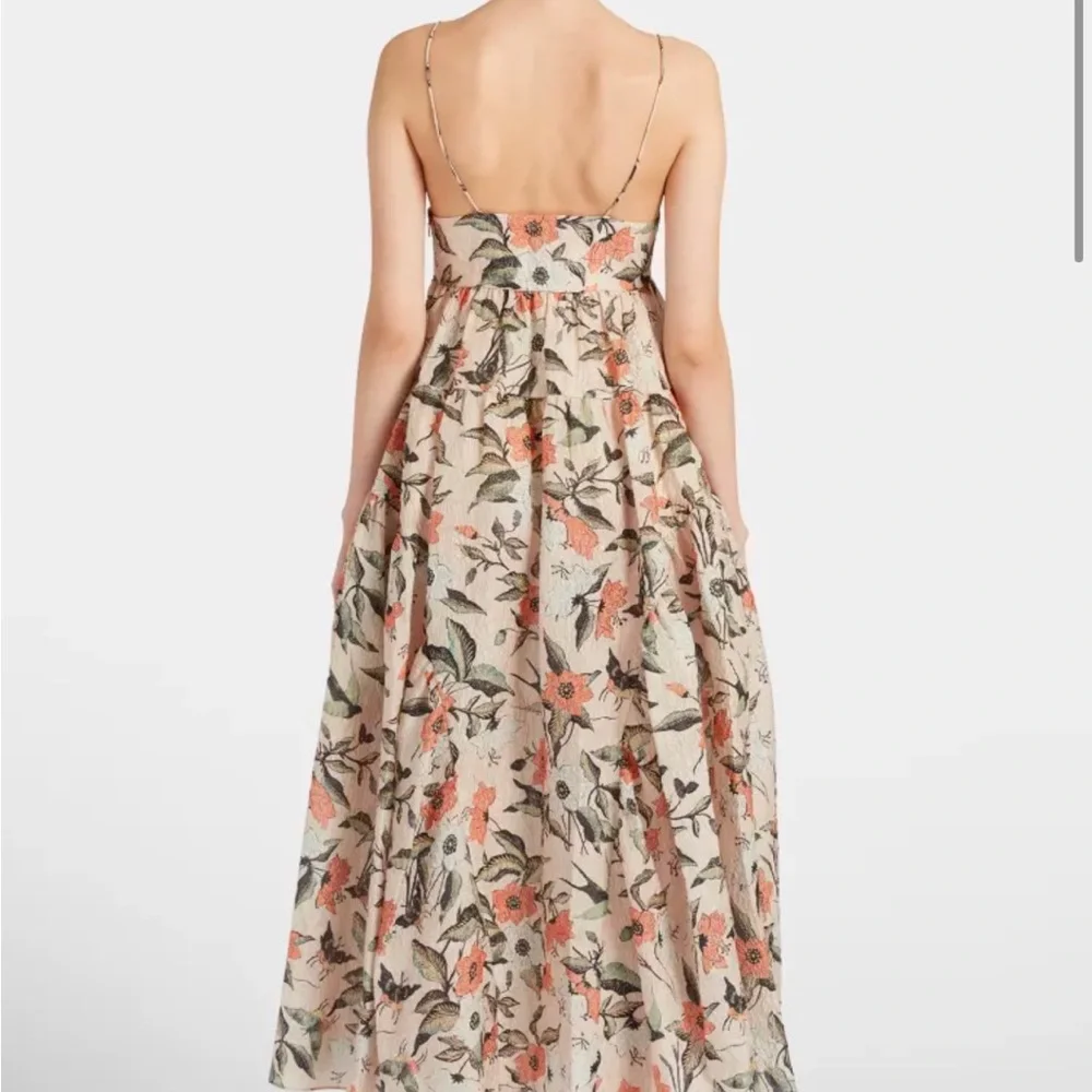 Astrid Floral Empire Waist Midi Dress - Picture 4 of 10